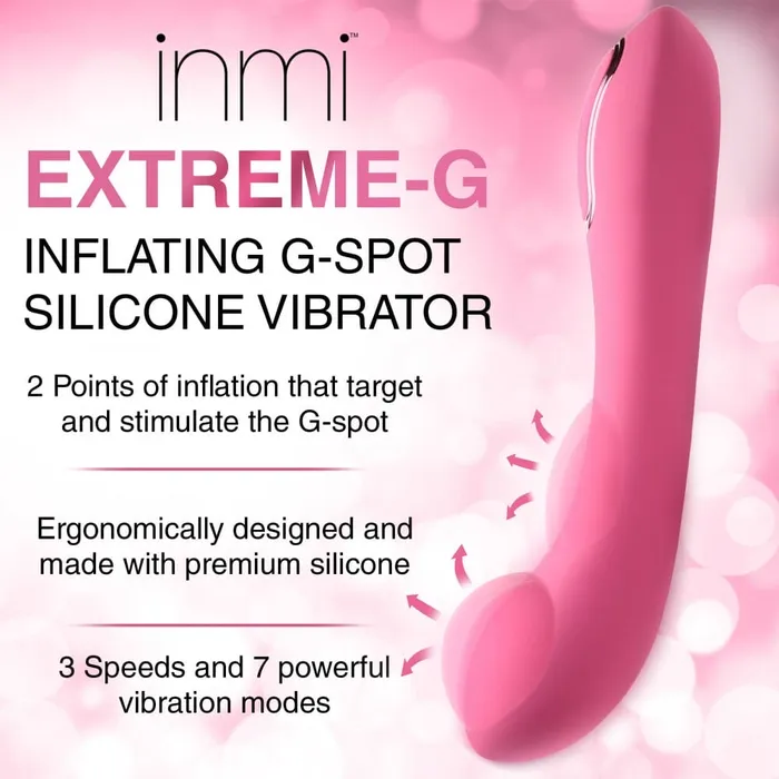 XR Brands inmi ExtremeG Inflating GSpot Vibrator Female Sex Toys