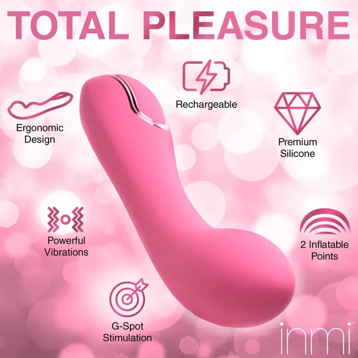 XR Brands inmi ExtremeG Inflating GSpot Vibrator Female Sex Toys
