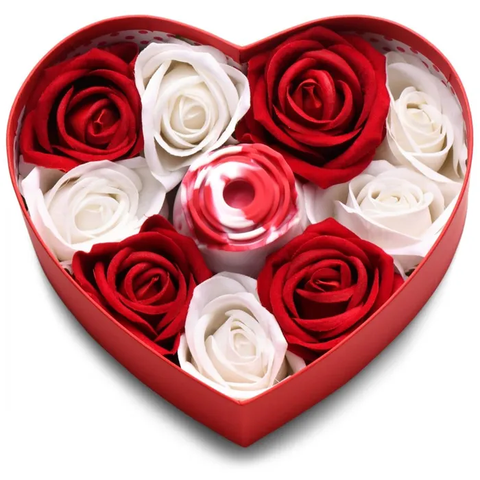 XR Brands Vibrators Bloomgasm The Rose Lovers Suction Rose Vibrator Gift Box XR Brands Vibrators Bloomgasm The Rose Lovers Suction Rose Vibrator Gift Box