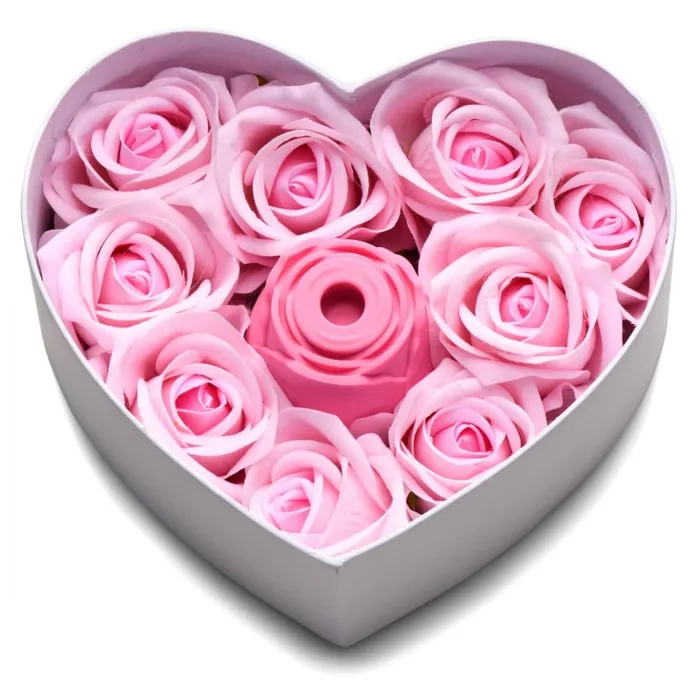 XR Brands Vibrators Bloomgasm The Rose Lovers Suction Rose Vibrator Gift Box XR Brands Vibrators Bloomgasm The Rose Lovers Suction Rose Vibrator Gift Box