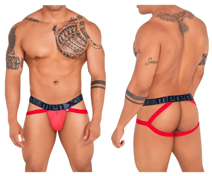 Xtremen Vibrators Snake print Jockstrap