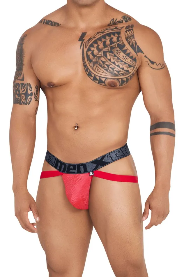 Xtremen Vibrators Snake print Jockstrap Xtremen Vibrators Snake print Jockstrap