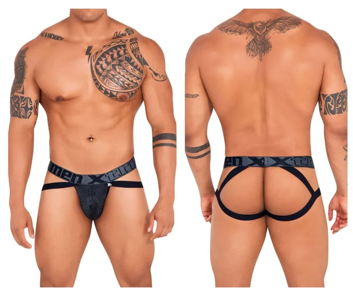Xtremen Vibrators Snake print Jockstrap Xtremen Vibrators Snake print Jockstrap