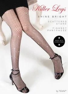 Yelete Vibrators Killer Legs Shine Bright Scattered Stone Fishnet Pantyhose Yelete Vibrators Killer Legs Shine Bright Scattered Stone Fishnet Pantyhose
