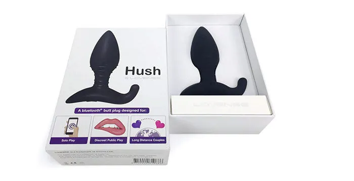 Anal Lovense Lovense Hush Bluetooth Vibrating Butt Plug 175in