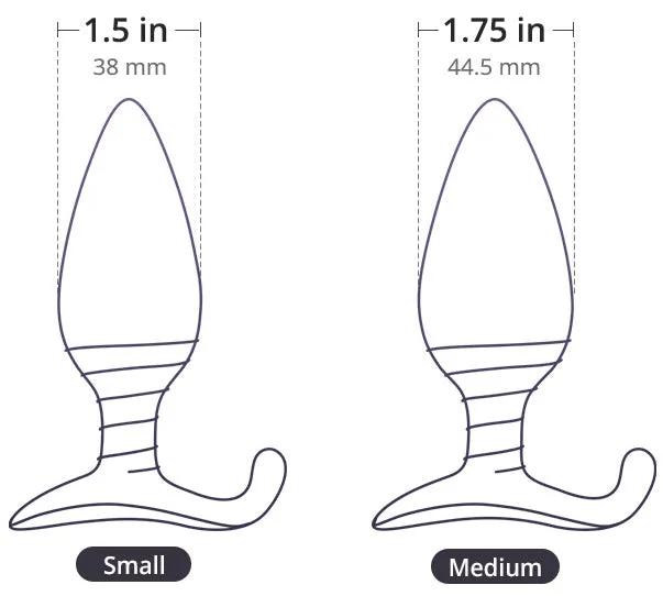 Anal Lovense Lovense Hush Bluetooth Vibrating Butt Plug 175in