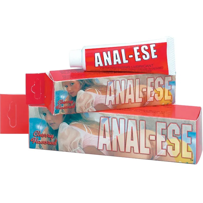 Anal Nalpac AnalEse Desensitizing Lubricant Cherry 05oz Anal Booty Couples