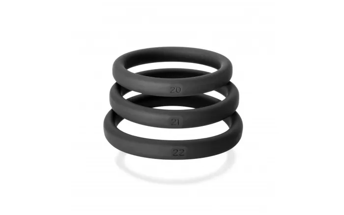 Anal Perfect Fit Perfect Fit Xact Fit 3 Silicone Rings XLarge Black