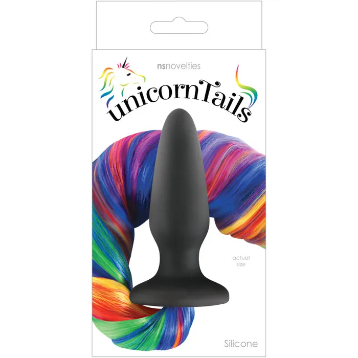 Anal Unicorn Tails Rainbow Butt Plug Nalpac