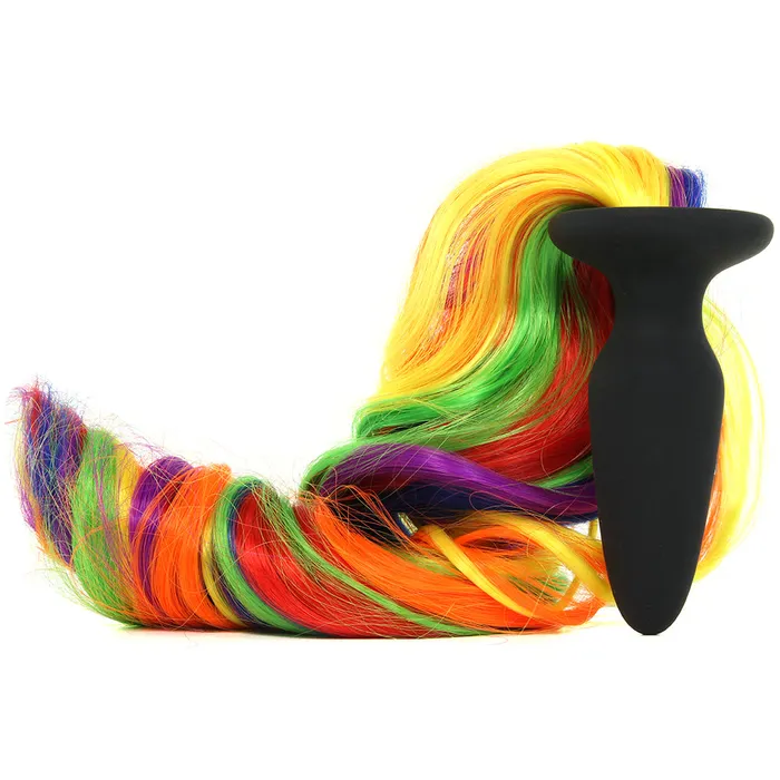 Anal Unicorn Tails Rainbow Butt Plug Nalpac