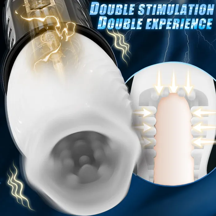 Bidirectional Rotation Vibrating Blowjob Masturbator Sohimi Male Sex Toys