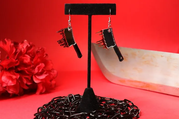Blood Lust Earrings The Wicked Peach Vibrators