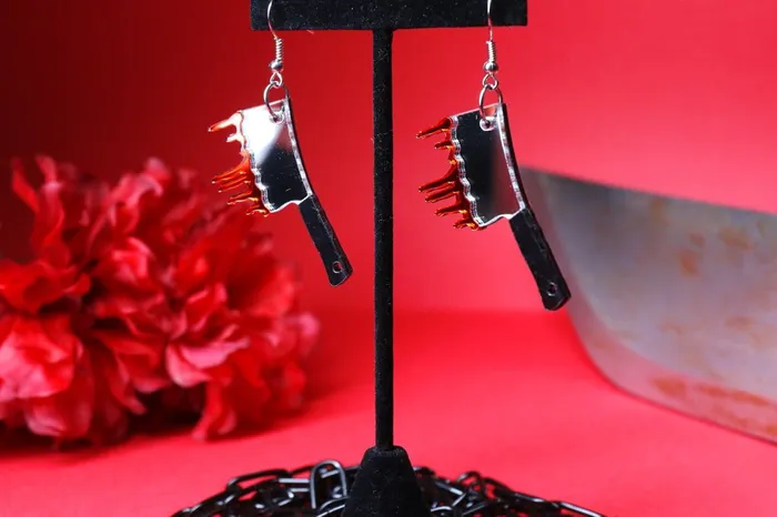 Blood Lust Earrings The Wicked Peach Vibrators
