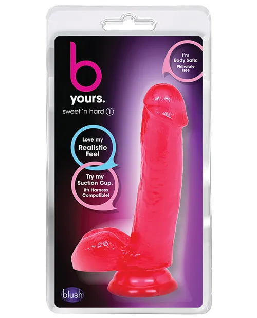 Blush Novelties Dildos Blush B Yours Sweet n Hard 1 W Suction Cup