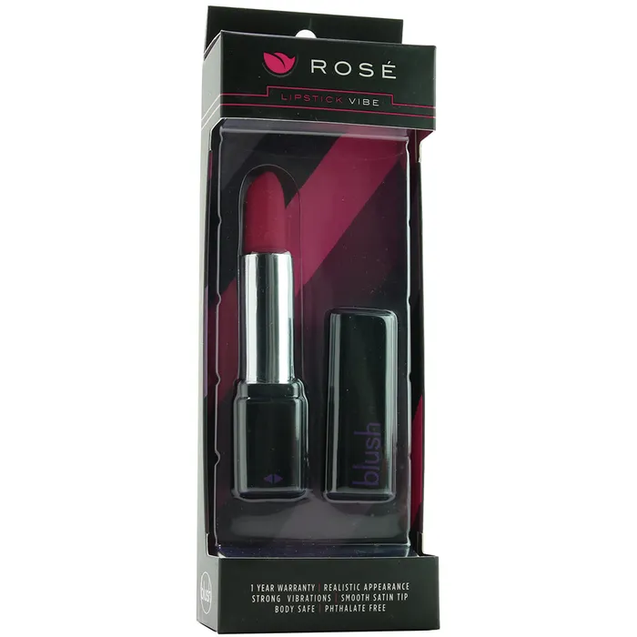 Blush Rose Lipstick Vibe Black Purse Vibrator Nalpac Vibrators