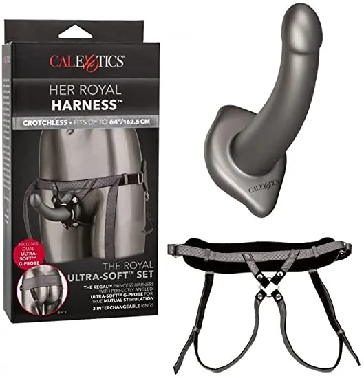 Calexotics Her Royal Harness The Royal UltraSoft Set CalExotics Female Sex Toys