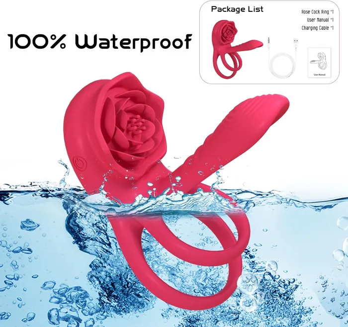 Couples MOVGANI Vibrating Cock Ring Penis Sleeve with Rose Clitoral Stimulator Penis Ring Vibrator Couples Adult Sex Toys for Men Women Male Female Couple Sex Toy with G Spot Clitoris Vibrator Couples MOVGANI Vibrating Cock Ring Penis Sleeve with Rose Clitoral Stimulator Penis Ring Vibrator Couples Adult Sex Toys for Men Women Male Female Couple Sex Toy with G Spot Clitoris Vibrator
