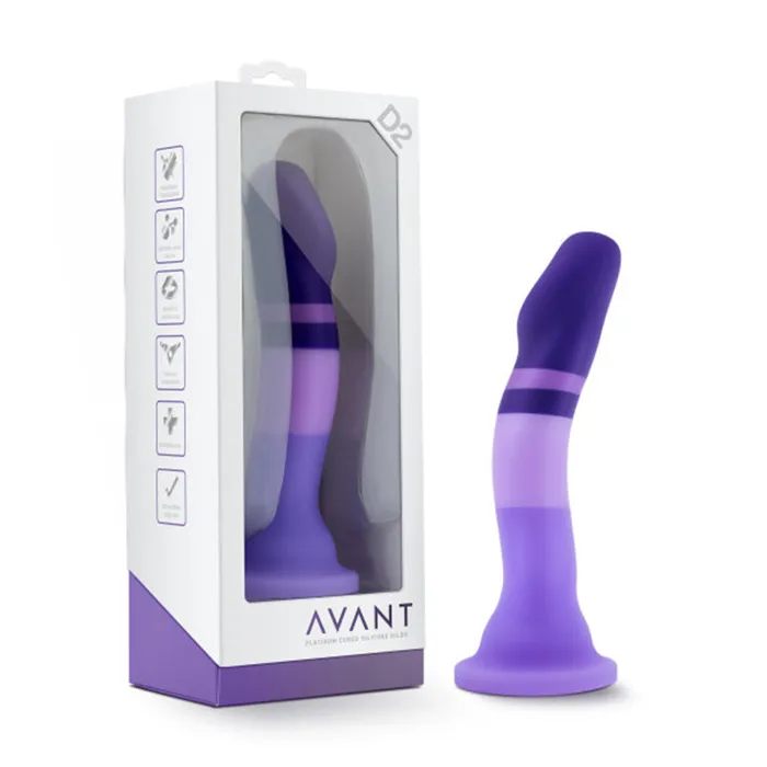 Dildos Blush Avant D2 Purple Rain 75 in Silicone Dildo with Suction Cup Nalpac Dildos Blush Avant D2 Purple Rain 75 in Silicone Dildo with Suction Cup Nalpac