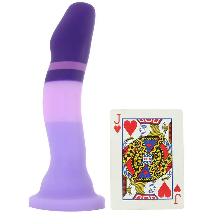 Dildos Blush Avant D2 Purple Rain 75 in Silicone Dildo with Suction Cup Nalpac