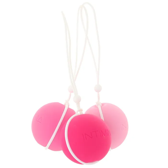 Dildos Intimina Laselle Intimina Laselle Routine Exercise Balls Set of 3 Pelvic Floor Weights