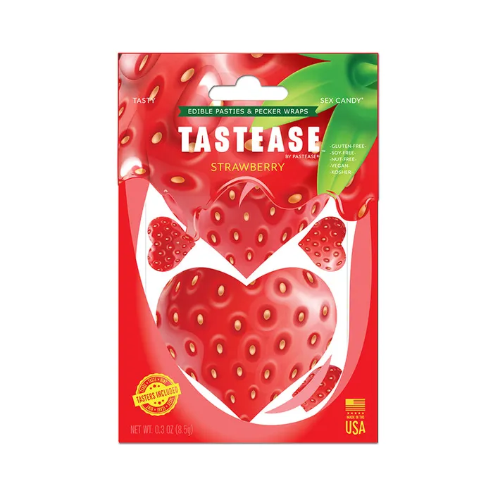 Dildos Pastease Tastease by Pastease Strawberry Candy Edible Pasties Pecker Wraps Dildos Pastease Tastease by Pastease Strawberry Candy Edible Pasties Pecker Wraps