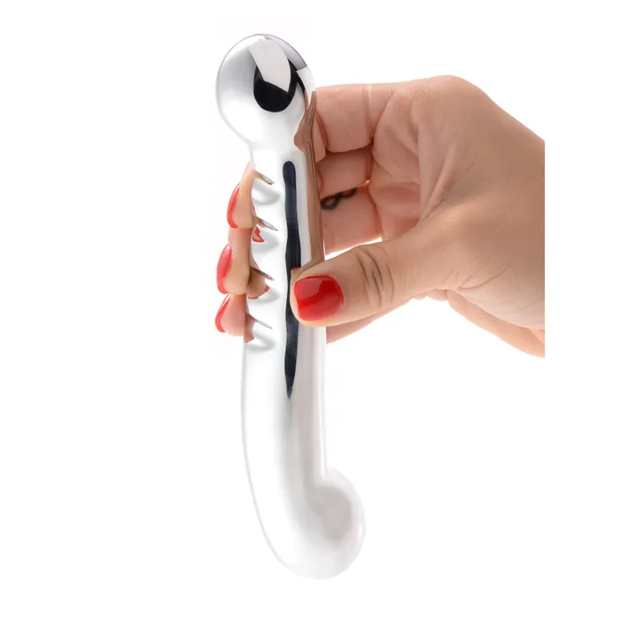 Dildos XR Brands Steel Elegance Dual Ended Dildo