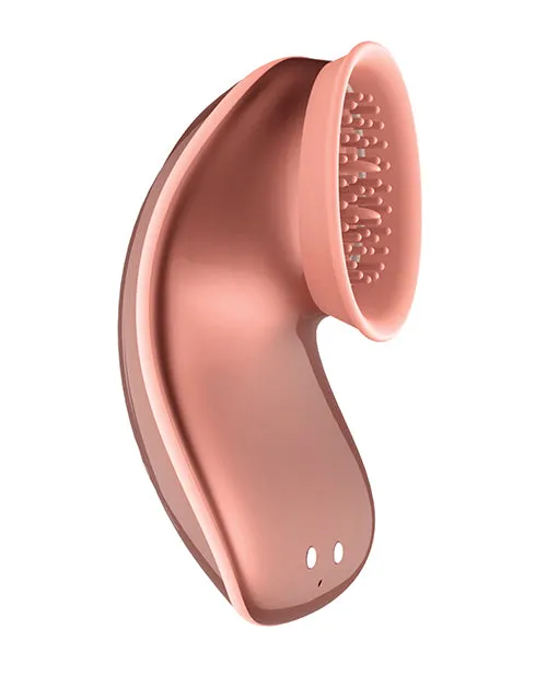 Female Sex Toys Shots America LLC Hands Free Clitoral Stimulator Rose Gold