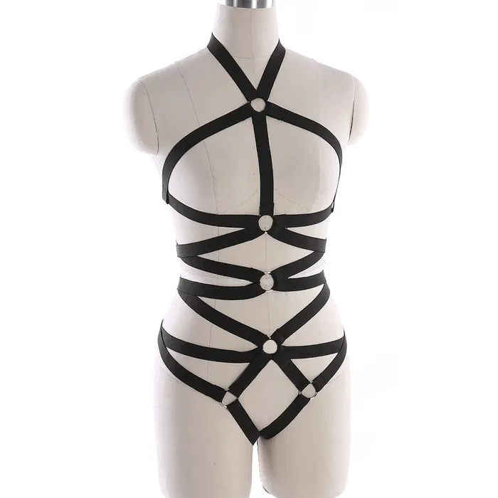 Female Sex Toys The Kinky Peach Strappy and Sassy Body Harness