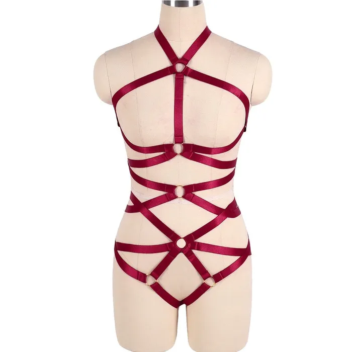 Female Sex Toys The Kinky Peach Strappy and Sassy Body Harness