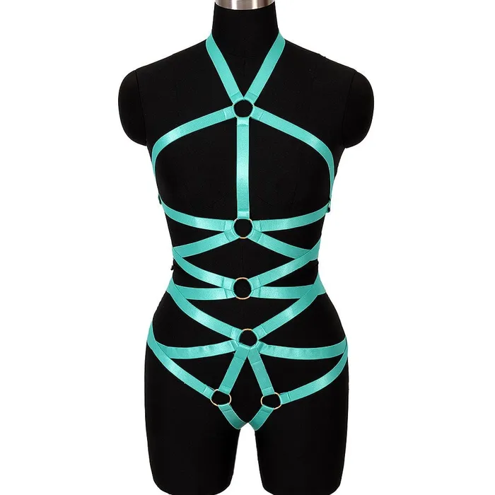 Female Sex Toys The Kinky Peach Strappy and Sassy Body Harness