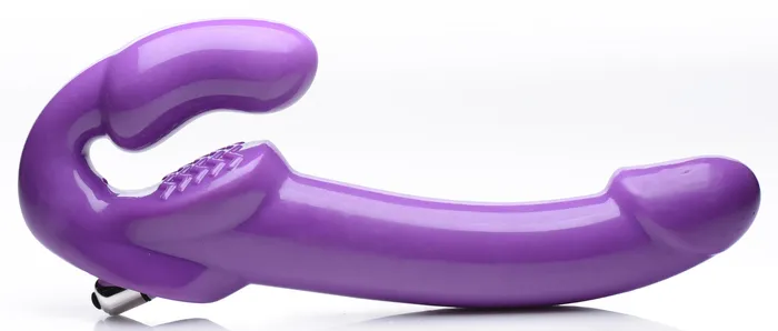 Female Sex Toys XR Brands 2 Inch Thick Vibrating Strapless Strapon