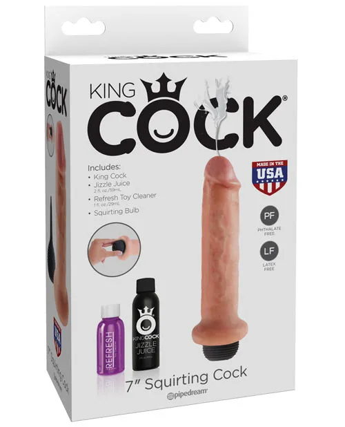 King Cock 7 inches Squirting dildo Pipedream Products Dildos