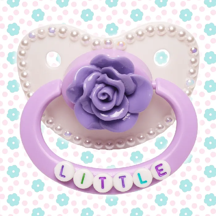 Little Flower Lavender Adult Pacifier The Pastel Playground Vibrators