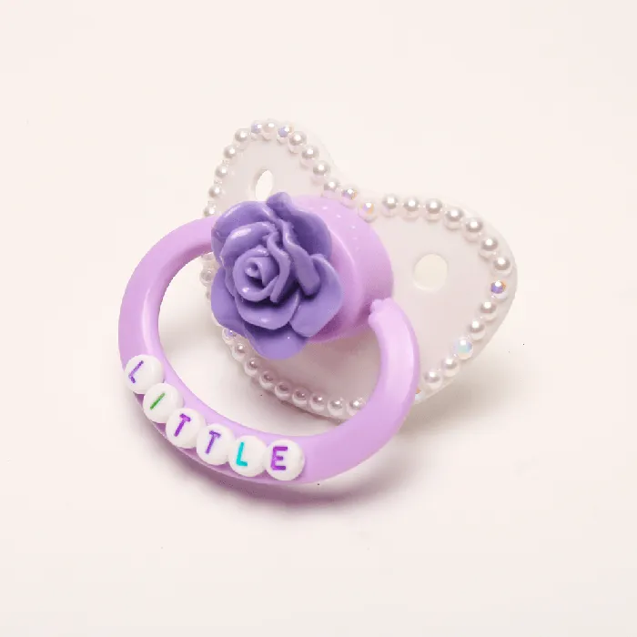 Little Flower Lavender Adult Pacifier The Pastel Playground Vibrators