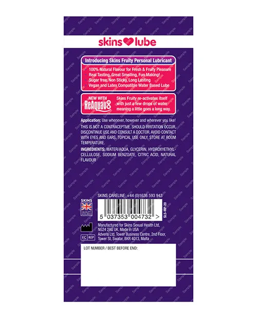 Lubricants Creative Conceptions Skins Water Based Lubricant 5 Ml Foil