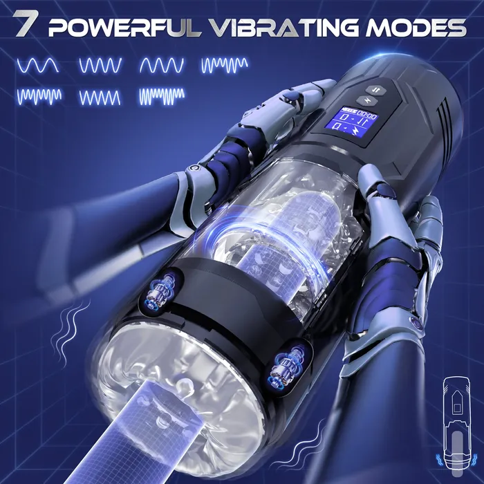 Male Sex Toys Sohimi STORM 3 in 1 Thrusting and Rotating vibrating Male Masturbator Toy Male Sex Toys Sohimi STORM 3 in 1 Thrusting and Rotating vibrating Male Masturbator Toy