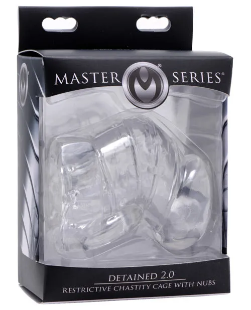 Male Sex Toys Xr LLC Master Series Detained 20 Restrictive Chastity Cage Wnubs Clear Male Sex Toys Xr LLC Master Series Detained 20 Restrictive Chastity Cage Wnubs Clear