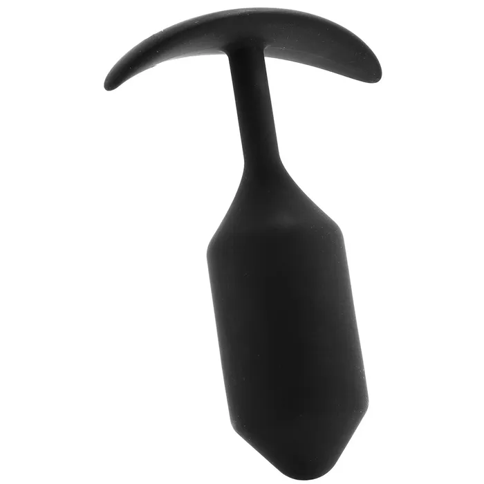 Nalpac Anal bVibe Snug Plug 3 Weighted Silicone Anal Plug Black Butt Plug