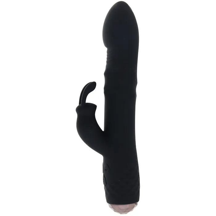 Nalpac Vibrators Evolved Bodacious Bunny Rechargeable Silicone Rabbit Vibrator Black