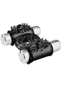 Nu Sensuelle Vibrators Double Action Cockring