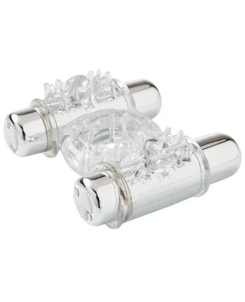 Nu Sensuelle Vibrators Double Action Cockring Nu Sensuelle Vibrators Double Action Cockring