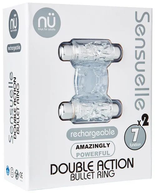 Nu Sensuelle Vibrators Double Action Cockring Nu Sensuelle Vibrators Double Action Cockring
