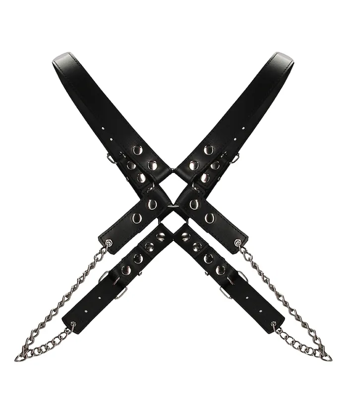 Ouch Mens Chain Harness Female Sex Toys