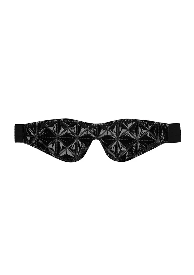 Shots America Anal Luxury Eye Mask Black
