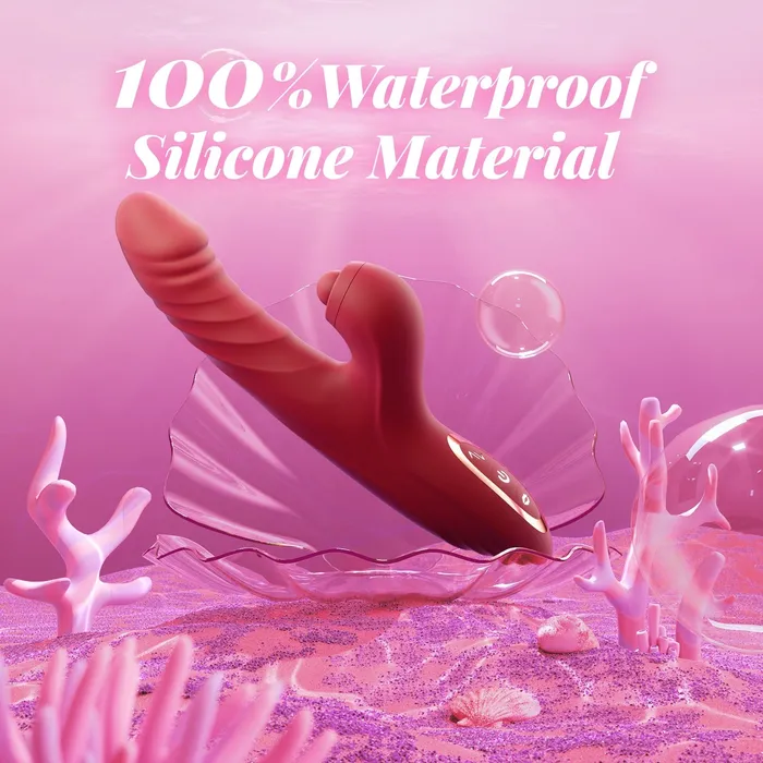 Sohimi CHERLY4 in 1 G Spot thrusting sucking vibrator Clitoral Stimulator Female Sex Toys