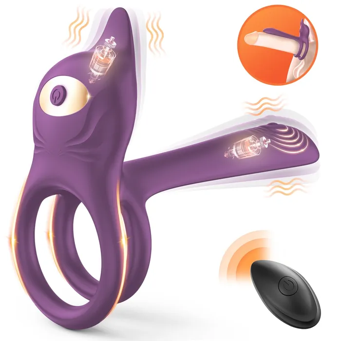 Sohimi Male Sex Toys 3 in 1 Multifunctional Penis Cock Ring with 10 Vibrating Modes Sohimi Male Sex Toys 3 in 1 Multifunctional Penis Cock Ring with 10 Vibrating Modes