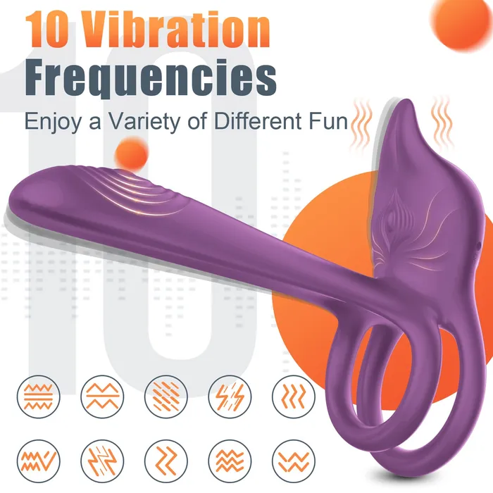 Sohimi Male Sex Toys 3 in 1 Multifunctional Penis Cock Ring with 10 Vibrating Modes Sohimi Male Sex Toys 3 in 1 Multifunctional Penis Cock Ring with 10 Vibrating Modes