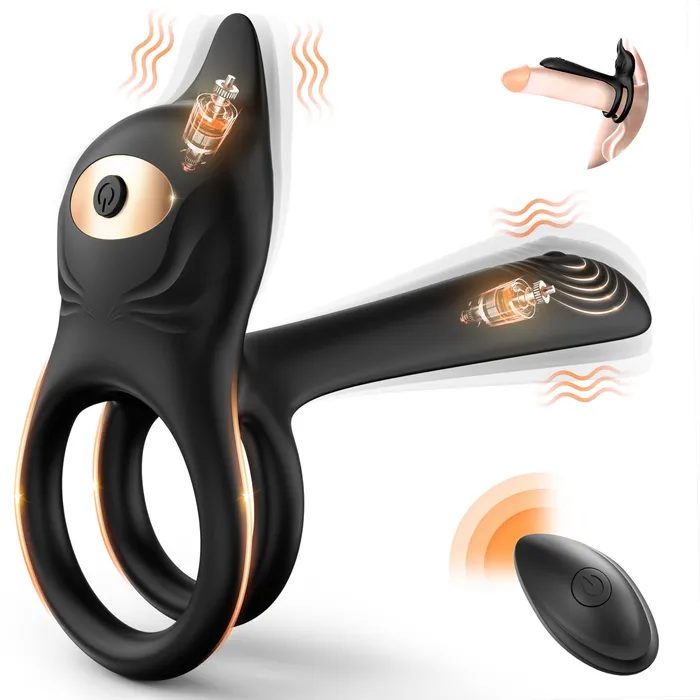Sohimi Male Sex Toys 3 in 1 Multifunctional Penis Cock Ring with 10 Vibrating Modes Sohimi Male Sex Toys 3 in 1 Multifunctional Penis Cock Ring with 10 Vibrating Modes
