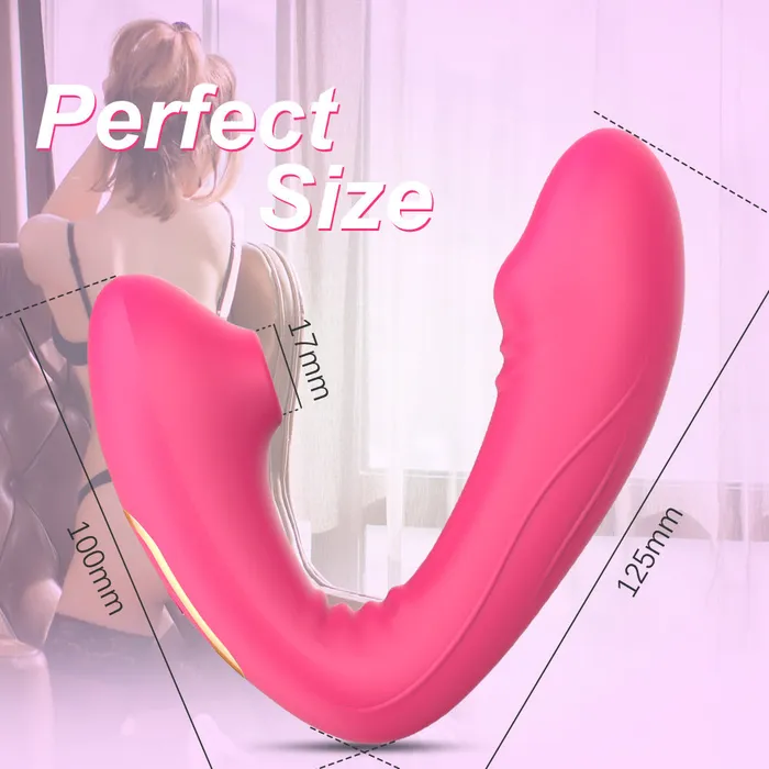 Sohimi Vibrators Suction Vibration Bendable Wearable Clit Vibrator