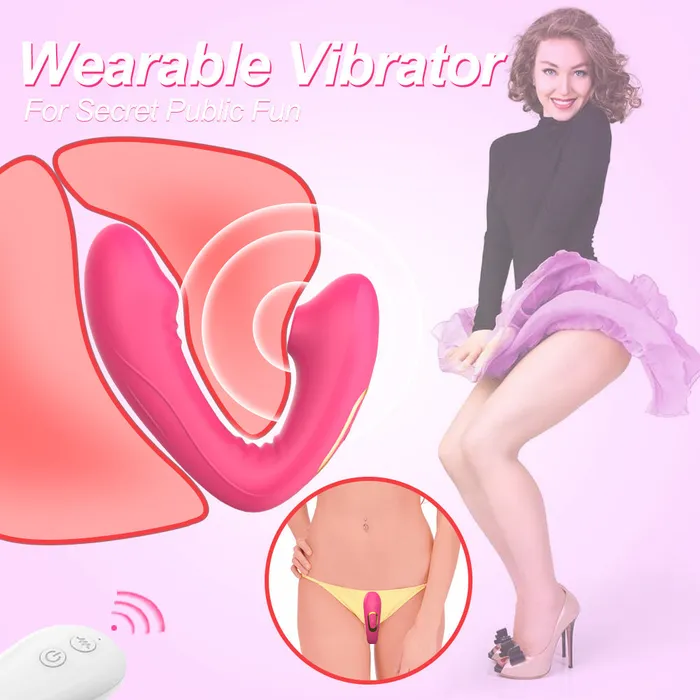 Sohimi Vibrators Suction Vibration Bendable Wearable Clit Vibrator